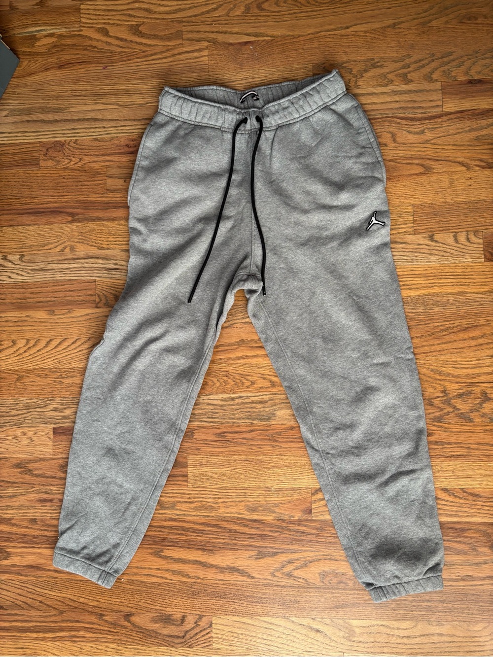 Jordan Grey Fleece-Lined Sweatpants with Jumpman